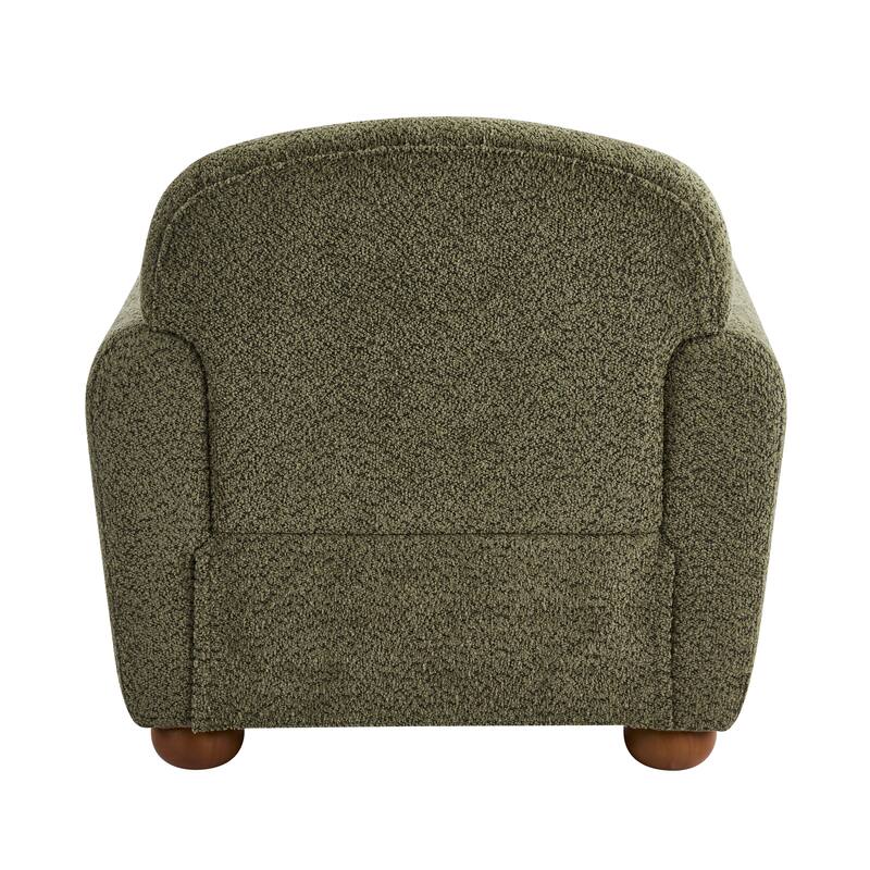 Christopher Knight Home - Rapallo Modern Upholstered Accent Chair with Plush Fabric Seat