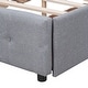 preview thumbnail 9 of 9, Queen Size Platform Bed w/ a Hydraulic Storage System Storage Bed for Kids Teens Adults Space-Saving, Easy Assembly, Light Gray