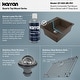 preview thumbnail 48 of 59, Karran Top Mount 25 in. Single Bowl Quartz Kitchen Sink Kit