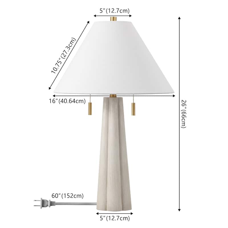 SAFAVIEH Couture Irena, 26-inch, Table Lamp - 16"W x 16"D x 26"H