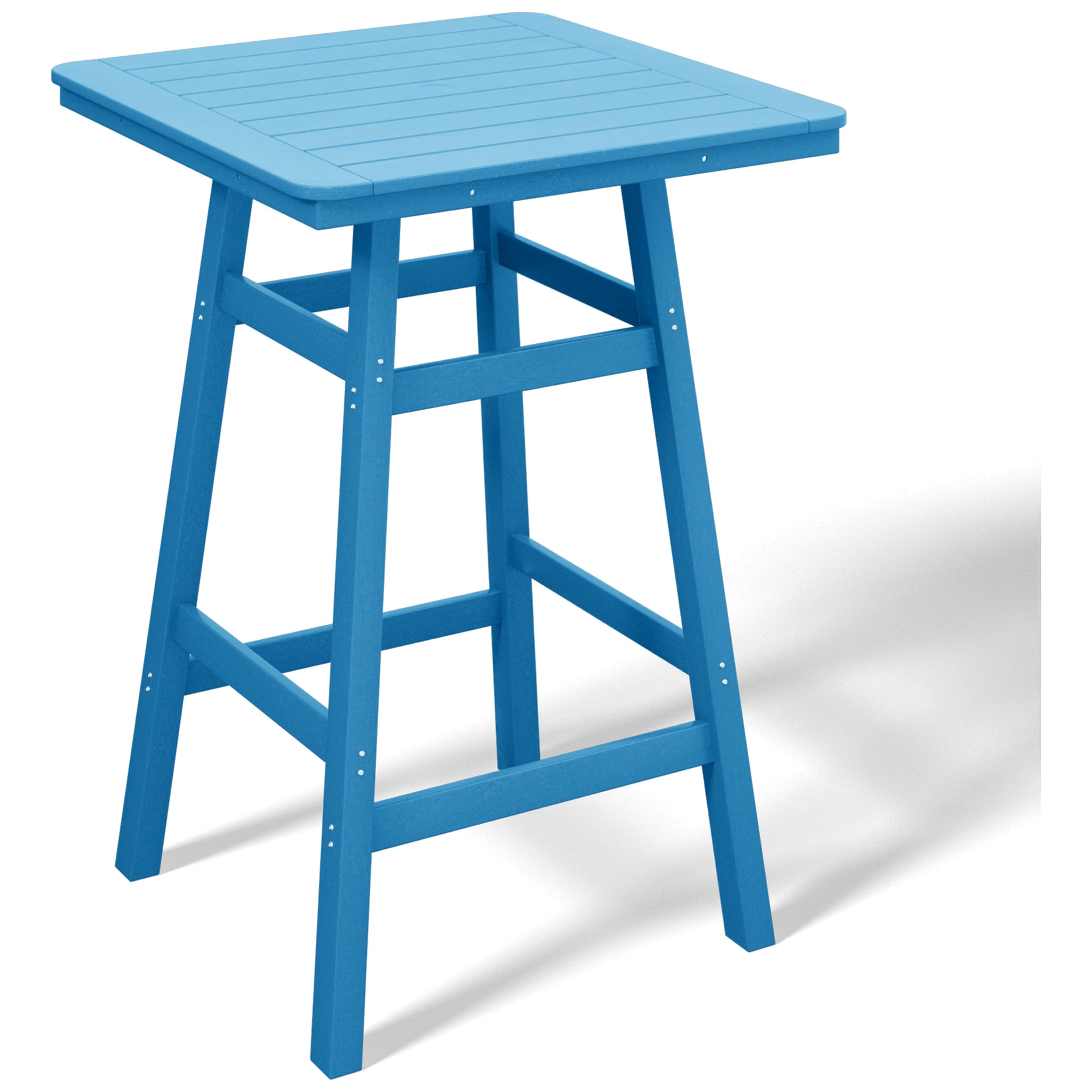 Laguna Hdpe All Weather Outdoor Patio 30" Square Bar Table