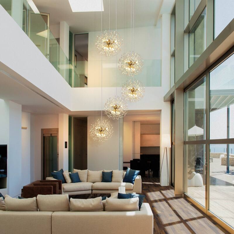 24/40-Lights Modern Glam Globe Crystal Chandelier
