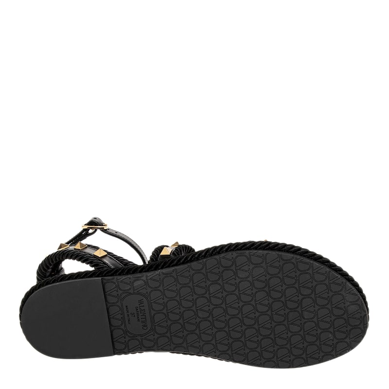 Valentino Rockstud Torchon Sandals