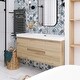 preview thumbnail 66 of 148, Floating Bathroom Vanity with Integrated Resin Top