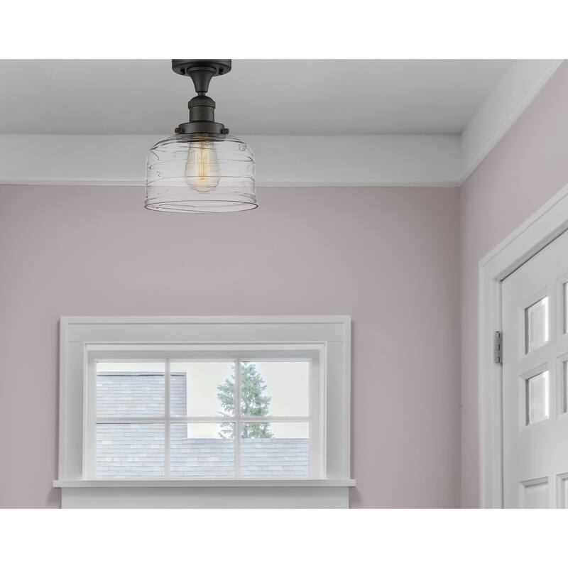 Innovations Lighting Bell - 1 Light 8" Semi-Flush Mount