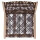 preview thumbnail 41 of 63, SAFAVIEH Bandelier Open Leather Weave Squared Accent Chair. - 26" W x 32" D x 31" H