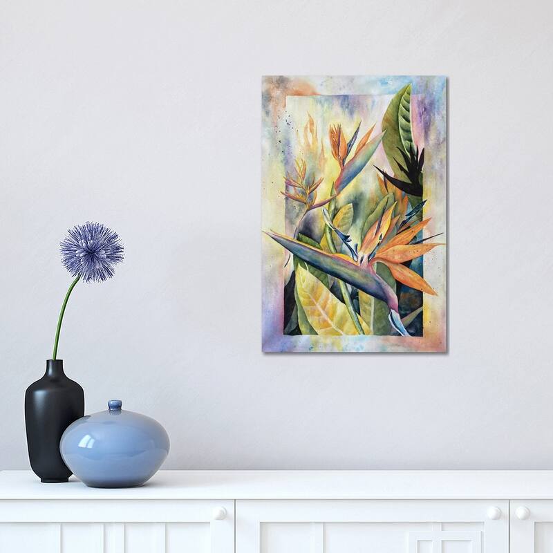 iCanvas "Birds Of Paradise" by Liz Covington Canvas Print - 18x12x1.5