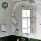 preview thumbnail 1 of 15, 24"H x 16"W Medicine Cabinet Recessed Wall Mounted Bathroom Storage with Explosion Proof Glass Mirror Left-Open