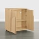 preview thumbnail 22 of 49, Spruce & Spring Modern Sideboard Buffet Cabinet with Wave Design