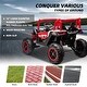 preview thumbnail 14 of 26, 24V 2seater Side by Side 4x4 Ride on Off-Road Truck with Parent Remote Control and two safety belts