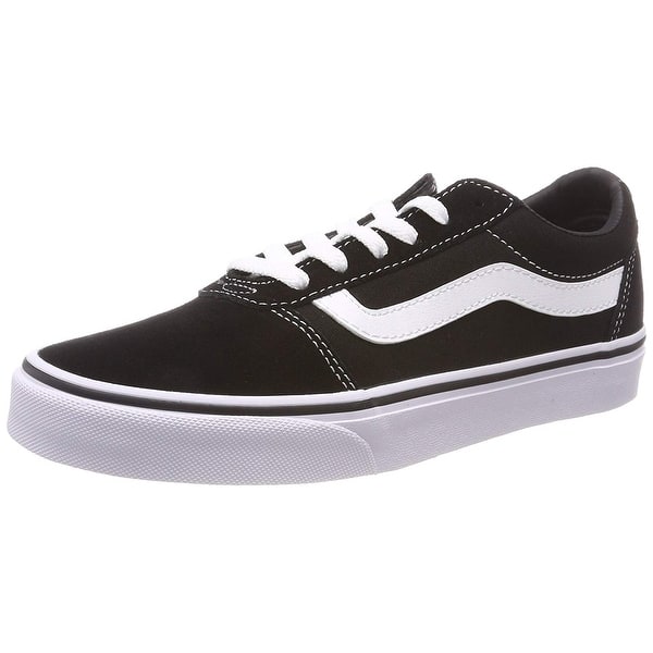Shop Black Friday Deals On Vans Womens Ward Suede Low Top Lace Up Fashion Sneakers Black White Size 9 5 Overstock 24264724
