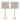 Silver Orchid Myah 27" Metal Table Lamp (Set of 2)