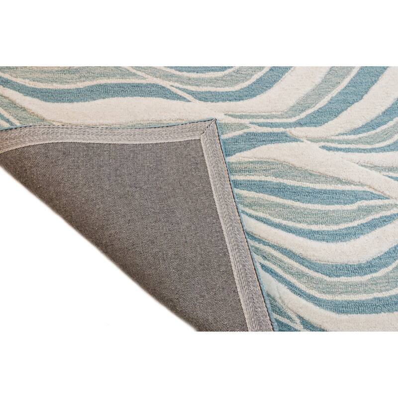 Bashian Nolita Iv/Teal Transitional Area Rug