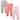 Luvable Friends Toddler Girl Cotton Pants 3pk, Stripe Light Pink Coral