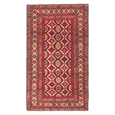 Teimani Tan Rug 2'9" x 4'10" - 2'9 x 4'10
