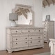 preview thumbnail 3 of 6, Palisade 4-Piece Antique White Bedroom Set by Greyson Living