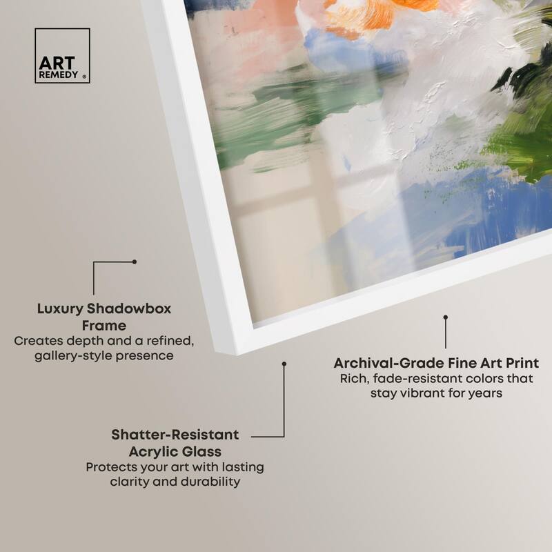 Clouds and Color I Shadowbox by Art Remedy