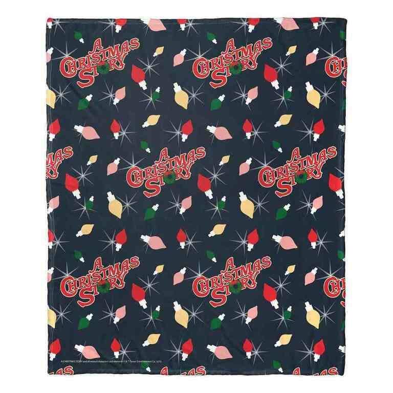 Warner Brothers A Christmas Story Silk Touch Throw Blanket