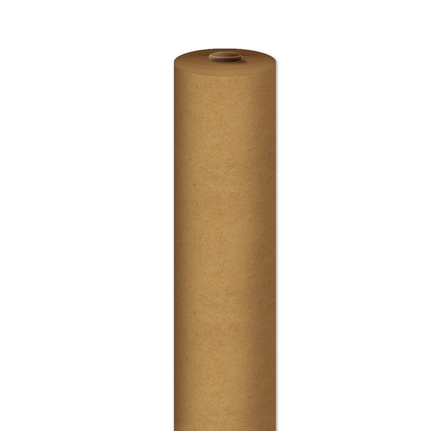 long brown paper roll table cover