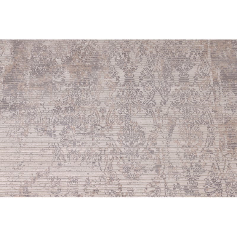 Abstract Modern Area Rug Hand-Knotted Contemporary Wool Carpet - 6'7"x 9'9"