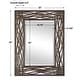 preview thumbnail 2 of 0, Uttermost Dorigrass 42" X 32" Rustic Tropical Wall Mirror