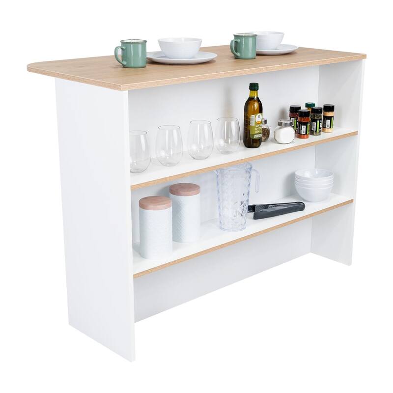 Kitchen Bar Dayton, Kitchen, White / Light Pine