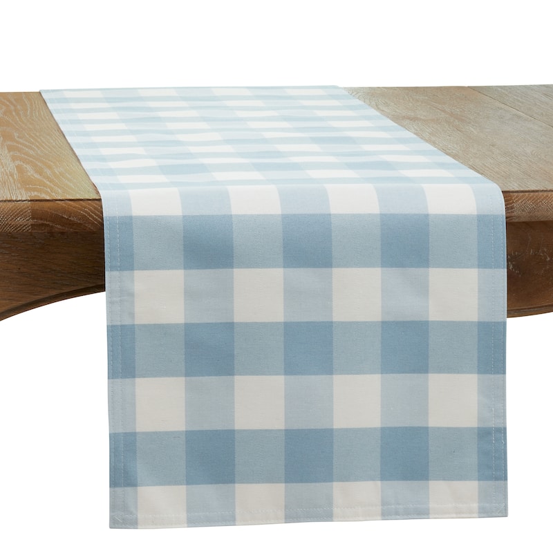 Buffalo Plaid Cotton Blend Table Runner