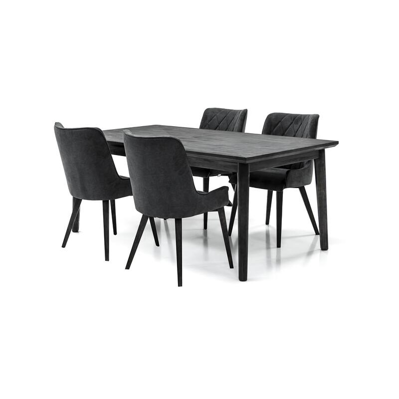 Alana Upholstered Slope Arm Dining Chairs - Set of 2