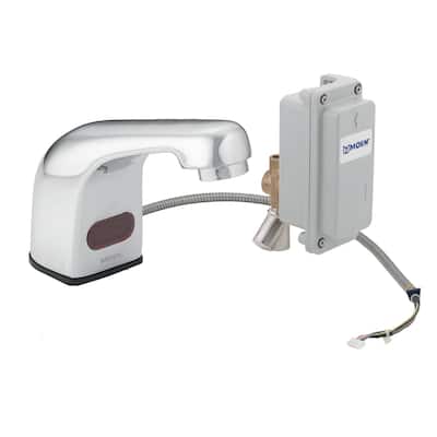 Moen Electronic Single Hole Bathroom Faucet with Control Box from the