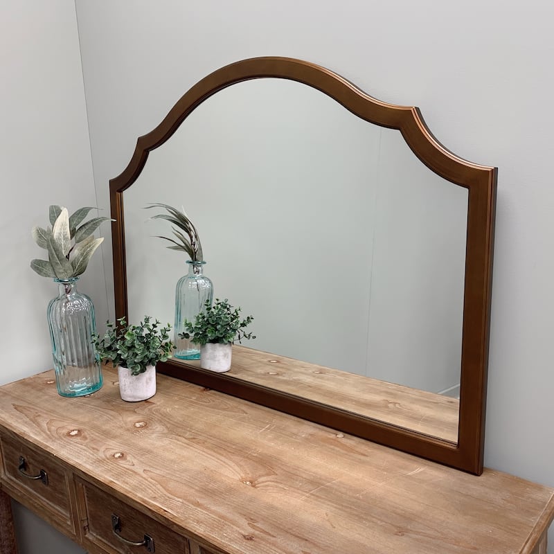 Mifflin Framed Mantel Mirror - Peaks Cathedral - 38.4x27.4