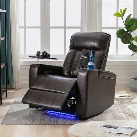 Power Motion Recliner with USB Charging Port