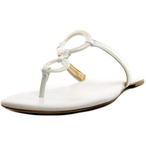 MICHAEL Michael Kors Womens Claudia Split Toe Casual T-Strap Sandals
