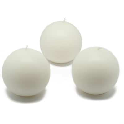 3-inch Ball Candles (Case of 6)