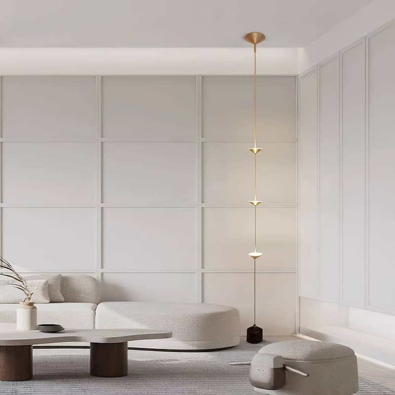 Gold Floor To Ceiling Lamp