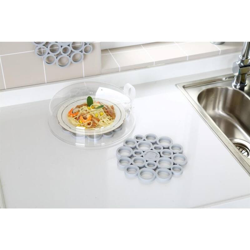 YBM Home Silicone Trivet Mat Sets for Table and Countertop, 1207
