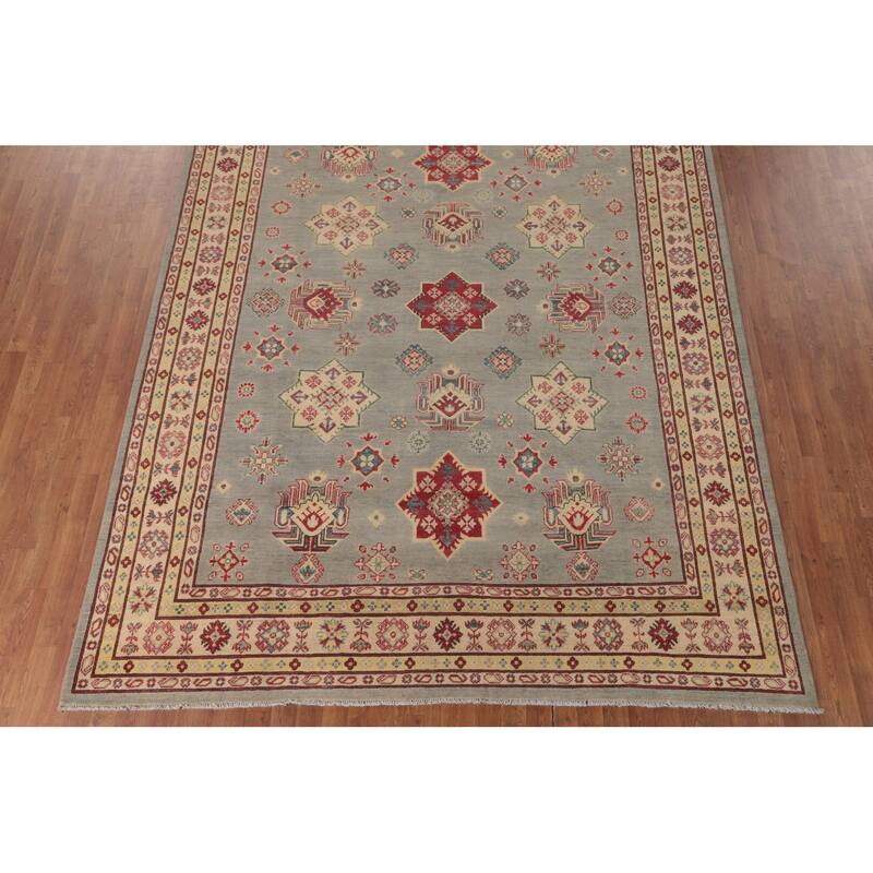 Kazak Area Rug Handmade Wool Carpet - 8'2" x 10'3"