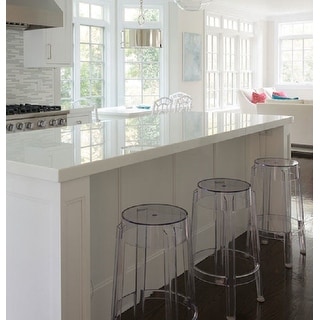 Ghost Clear Stool Backless (Set of 4) - Bed Bath & Beyond - 35473795