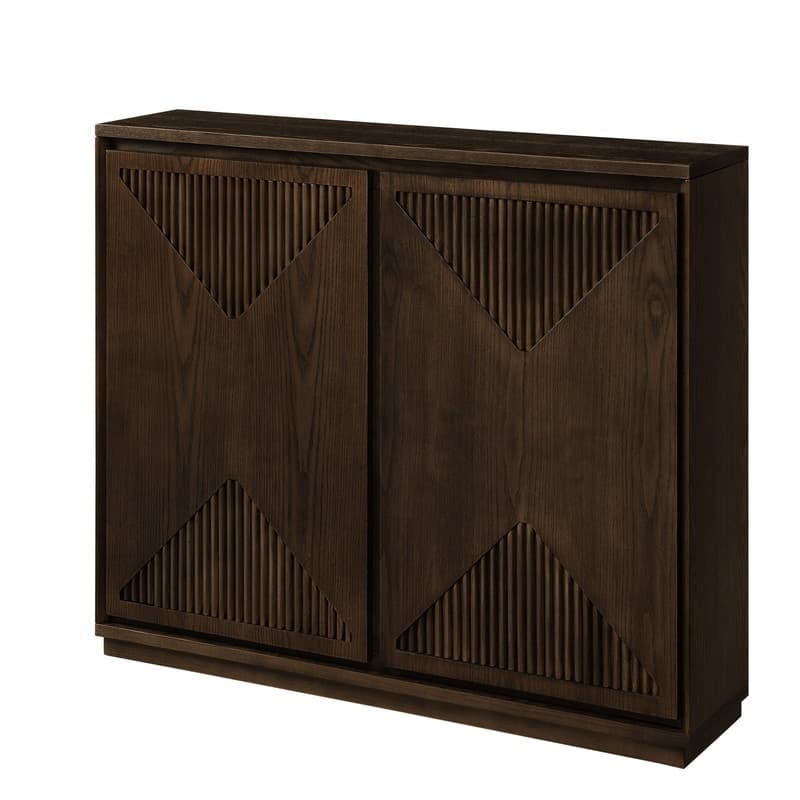 Mid Century Modern Narrow Buffet Cabinet with Storage, Side Cabinetfor Living Room or Entryway Organization