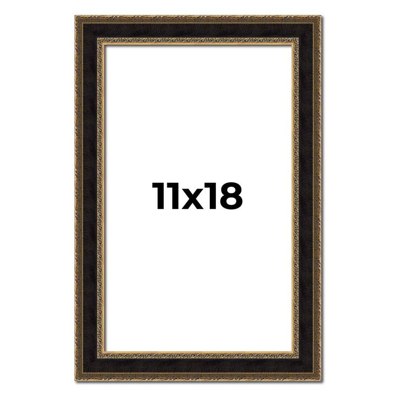 11x18 Frame Gold Antique Vintage Sold Wood Picture Frame | 1.75 Inch