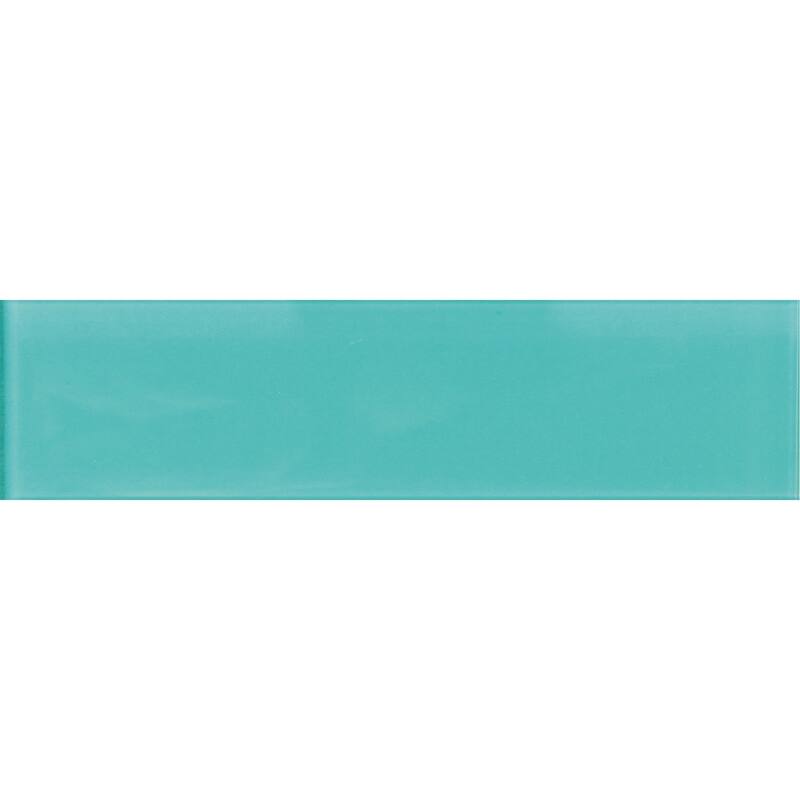 Apollo tile 3" x 12" Colorway Glossy Sky Blue Glass Tile (5 sq ft/case) - 20 Pack