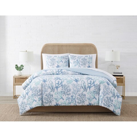 Coastal Living Palm Beach Coastal 3 Piece Duvet Set