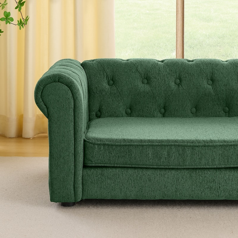 Elegant Rectangular Pet Sofa Bed for Dogs Up to 130lbs