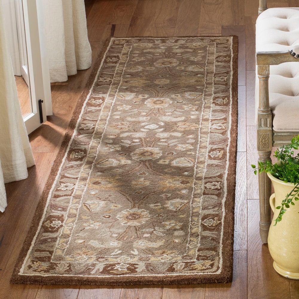 SAFAVIEH Handmade Anatolia Katja Traditional Oriental Hand-spun Wool Rug