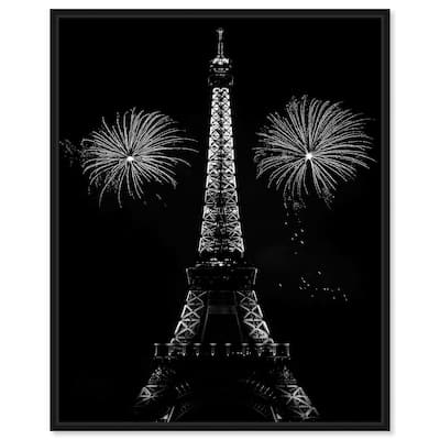 Fireworks Over Paris Canvas by Art Remedy
