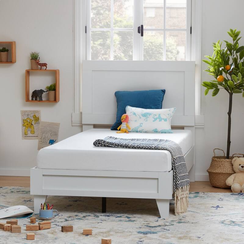 6-inch Waterproof Gel Memory Foam Youth Mattress - White - Twin