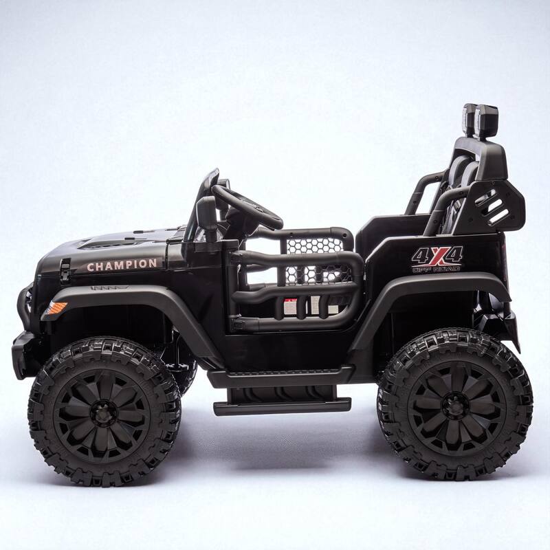 24V 2-Seater Kids Electric Car with 400W Motor, Remote Control, 4-Wheel Suspension, Bluetooth Music, USB/MP3 & LED Searchlights