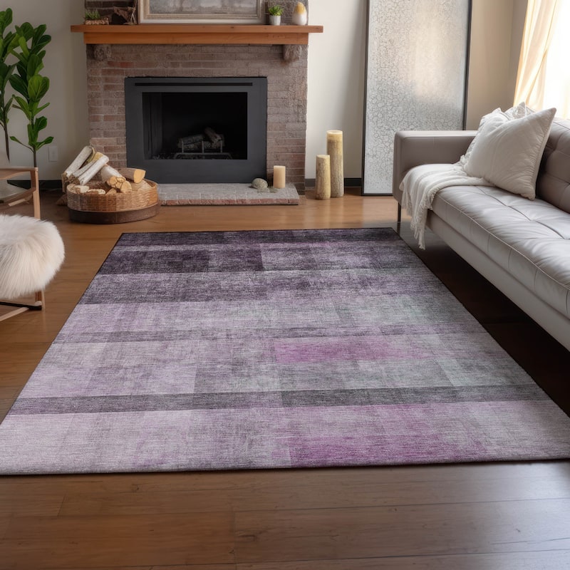 Premium Washable Super Soft Contemporary Ombre Mayfield Rug