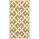 preview thumbnail 107 of 175, SAFAVIEH Courtyard Marita Indoor/ Outdoor Waterproof Patio Backyard Rug 2' x 3'7" - Green/Bone