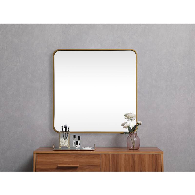 Elegant Lighting MR803030 Evermore 30" W x 30" H Transitional Square