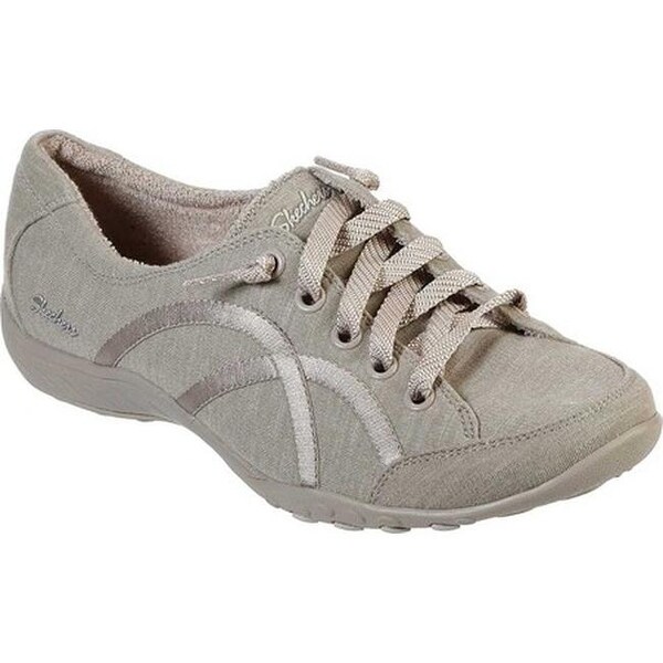 skechers breathe easy taupe